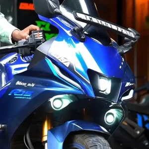 R15 V4 R15 M Projector Mask Headlight Submask R15 V4/M Nano mask with LIU HJG mini drive led light