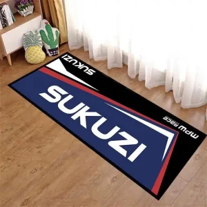 Sukuzi Suzuki Motorcycle Exhibition Floor Mat or Garage Mat Suzuki Motorcycles Hayabusa Gixxer