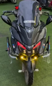 Burgman Street 125 Forza Kit Carbon Dip Nose Mirror With Indicator Light