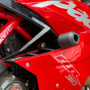 Custom aftermarket frame sliders crash protection replica evotech slider Apache RR 310 BMW G 310RR