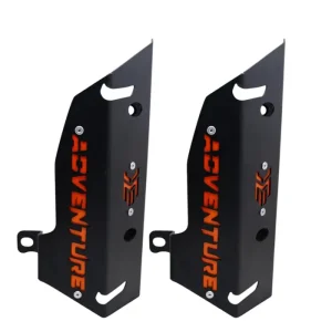Metal Fork Protectors Black Compatible with 2025 KTM Adventure 250 390 X 2025