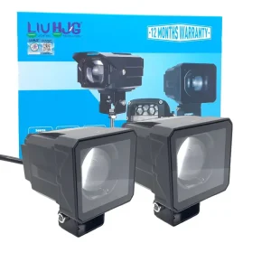 LIU HJG 80W SQUARE LENS FOG LIGHT SET
