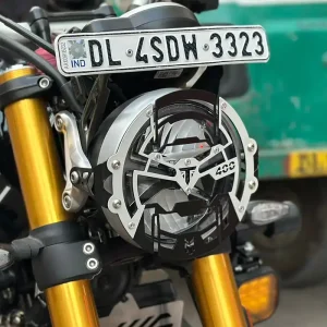Triumph Speed 400 Speed T4 Scrambler 400 X Motorcycle Headlight Grill Or Guard Heavy Metal