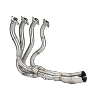 Full System Exhaust Headers Stainless Steel Kawasaki Ninja ZX6R ZX636 2024 2025 Exhaust System Header Mid Link Pipe