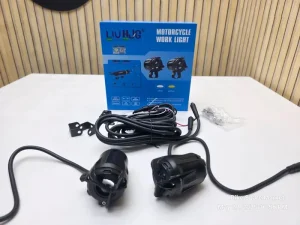 HJG Mercedes Y Fog lamp (yellow/white) With Harness Mini Version for Bike & Car | Universal Fit (9V-36V, Heavy Duty, Long Life, Pack of 2)