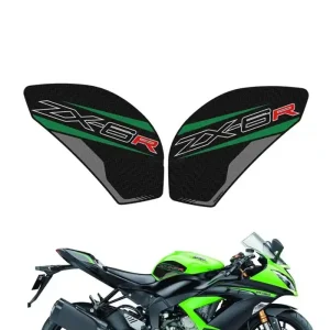 Traction Pads Knee Grip Sticker Protection Fit For Kawasaki Ninja 636 ZX-6R 2016-2026