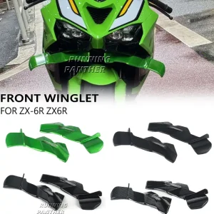 Kawasaki ZX-6R 636 2024-2026 Downforce Naked Frontal Spoilers Winglet Aerodynamic Wing Kit